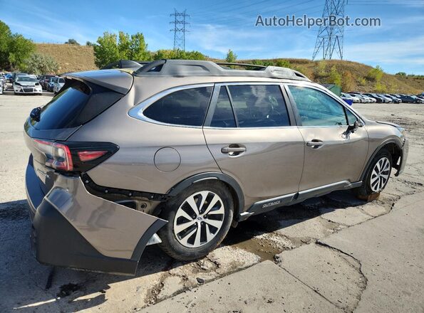 4S4BTACC3M3107183 2021 SUBARU OUTBACK Коричневый Задняя правая четверть