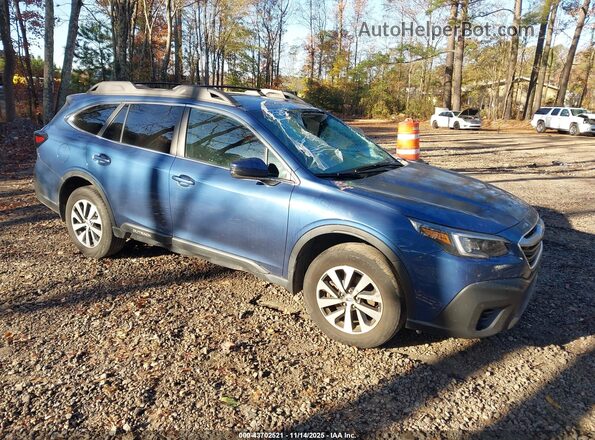 4S4BTAFC0N3210526 2022 SUBARU OUTBACK Синий Передняя правая четверть