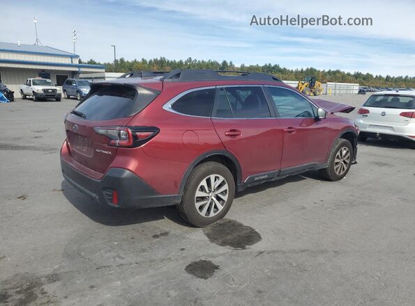 4S4BTAFC2N3191798 2022 SUBARU OUTBACK Красный Задняя правая четверть