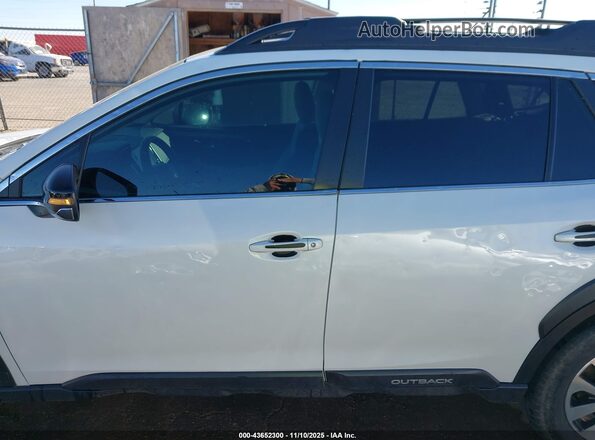 4S4BTAFC3P3207431 2023 SUBARU OUTBACK White Widok wnętrza z tyłu