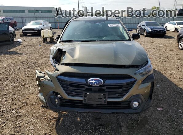 4S4BTAFC7R3138097 2024 SUBARU OUTBACK Зеленый Вид спереди