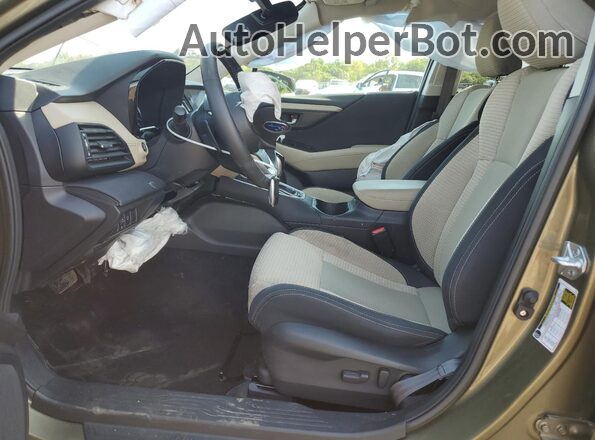 4S4BTAFC7R3138097 2024 SUBARU OUTBACK Зеленый Вид салона спереди
