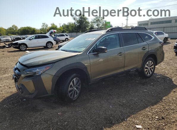 4S4BTAFC7R3138097 2024 SUBARU OUTBACK Зеленый Передняя левая четверть