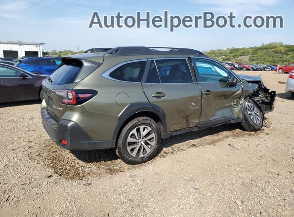 4S4BTAFC7R3138097 2024 SUBARU OUTBACK Зеленый Задняя правая четверть