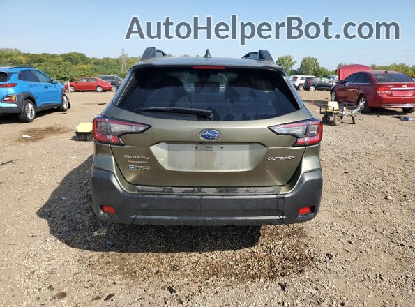 4S4BTAFC7R3138097 2024 SUBARU OUTBACK Зеленый Вид сзади