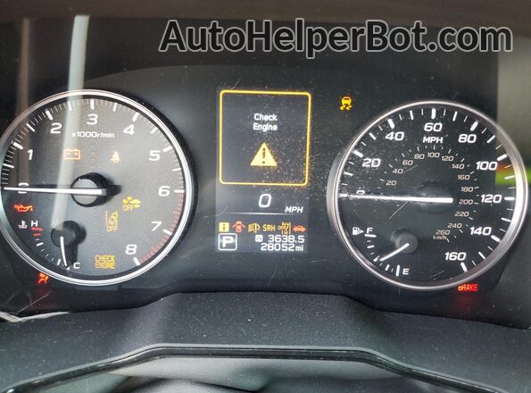 4S4BTAFC7R3138097 2024 SUBARU OUTBACK Зеленый Вид щитка приборов
