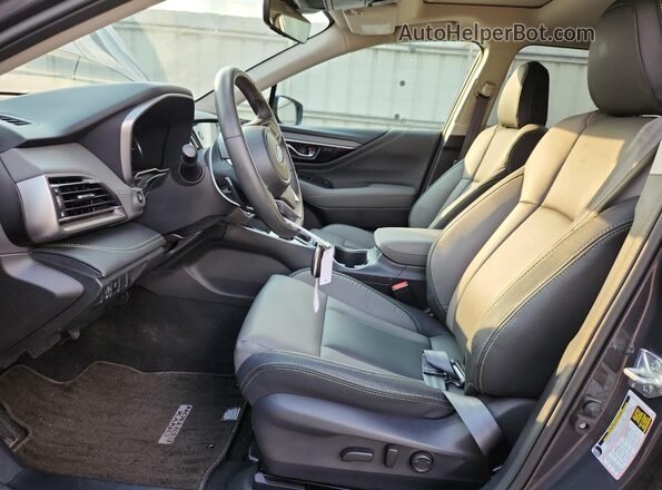 4S4BTALC2P3209157 2023 SUBARU OUTBACK Угольный Вид салона спереди