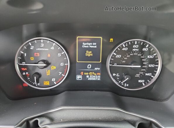 4S4BTALC2P3209157 2023 SUBARU OUTBACK Угольный Вид щитка приборов
