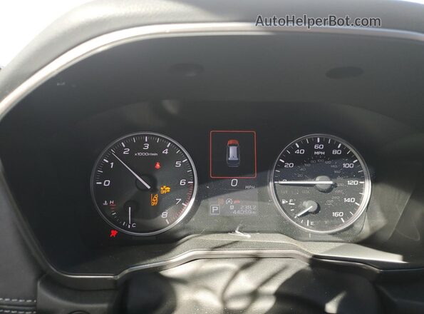 4S4BTAMC3M3184151 2021 SUBARU OUTBACK Белый Вид щитка приборов