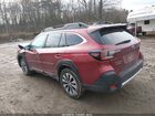 2023 Subaru Outback Limited Красный vin: 4S4BTANC4P3188504