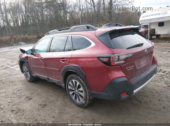 4S4BTANC4P3188504 2023 SUBARU OUTBACK Красный Задняя левая четверть