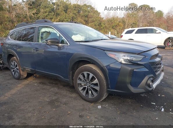 4S4BTANC9S3142210 2025 SUBARU OUTBACK Синий Вид задней части салона