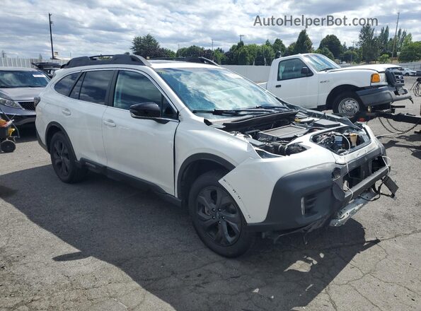 4S4BTGLD8M3134990 2021 SUBARU OUTBACK Белый Передняя правая четверть