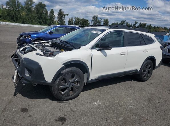 4S4BTGLD8M3134990 2021 SUBARU OUTBACK Белый Передняя левая четверть