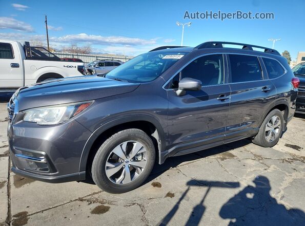 4S4WMAFD4K3446485 2019 SUBARU ASCENT Gray Передня ліва чверть