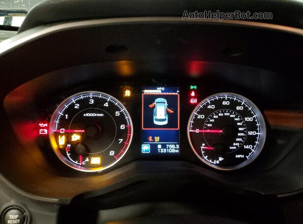 4S4WMAFD8K3486682 2019 SUBARU ASCENT Серый Вид щитка приборов