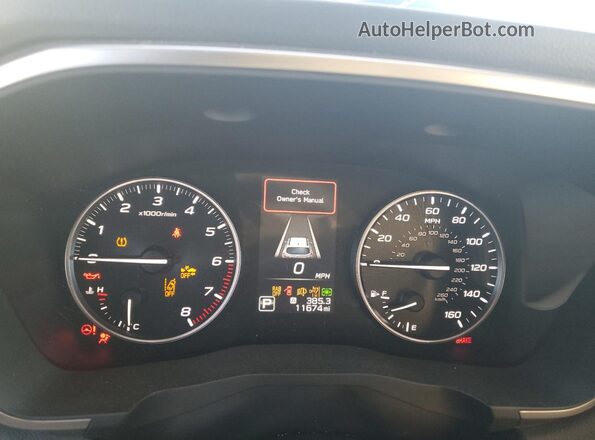 4S4WMAPD5S3400713 2025 SUBARU ASCENT Blue Widok zestawu wskaźników