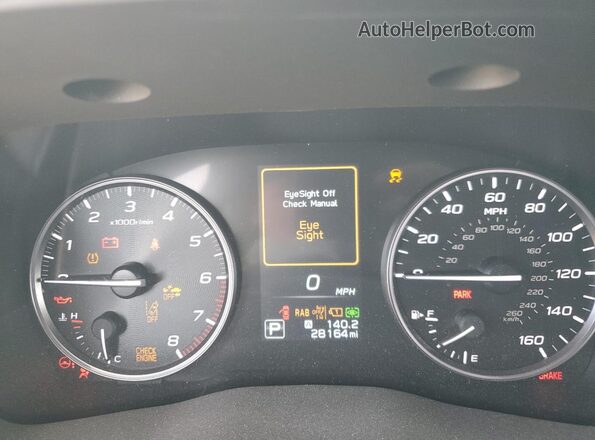 4S4WMAWD6R3429083 2024 SUBARU ASCENT Серый Вид щитка приборов