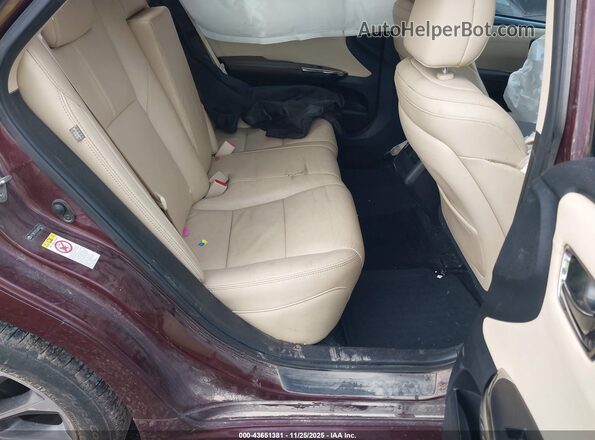 4T1BK1EB5JU282225 2018 TOYOTA AVALON Бордовый Вид наклейки с VIN-кодом