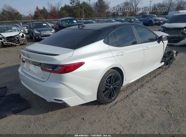 4T1DAACK3SU207300 2025 TOYOTA CAMRY Белый Задняя правая четверть