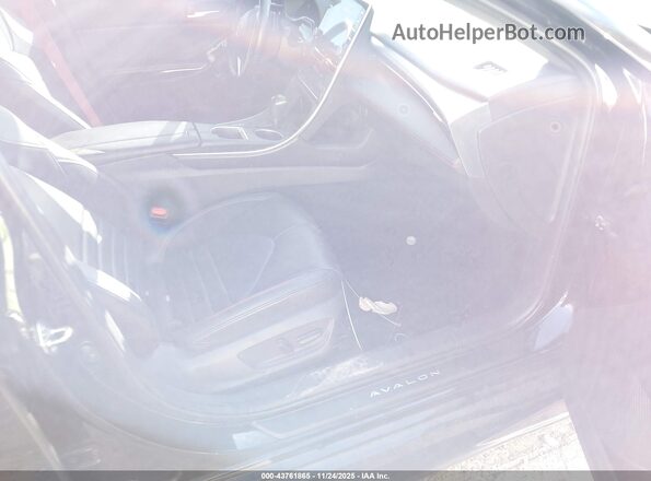 4T1FZ1FB5LU044017 2020 TOYOTA AVALON Черный Вид салона спереди