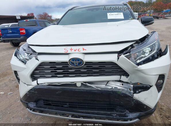 4T3E6RFV4MU047609 2021 TOYOTA RAV4 HYBRID Белый Вид спереди