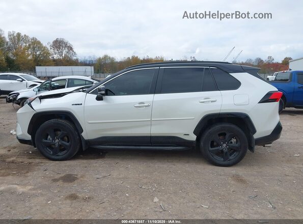4T3E6RFV4MU047609 2021 TOYOTA RAV4 HYBRID Белый Панорамный вид салона 360°