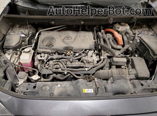 4T3E6RFV5MU008608 2021 TOYOTA RAV4 Gray Vista del compartimento del motor