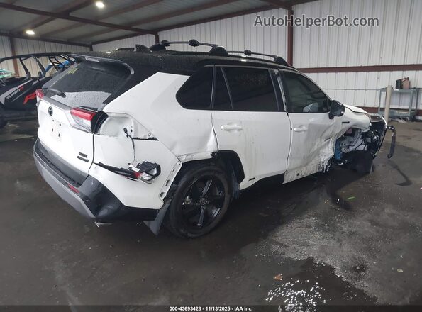 4T3E6RFV5MU063091 2021 TOYOTA RAV4 HYBRID Белый Задняя правая четверть