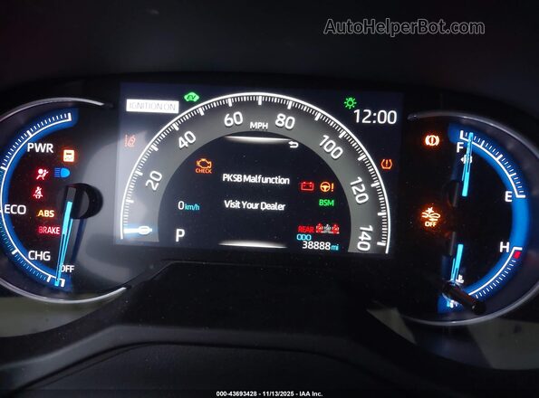 4T3E6RFV5MU063091 2021 TOYOTA RAV4 HYBRID Белый Панорамный вид салона 360°