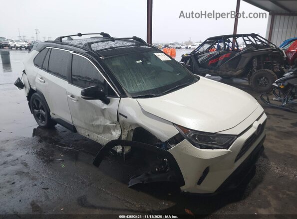 4T3E6RFV5MU063091 2021 TOYOTA RAV4 HYBRID Белый Вид спереди