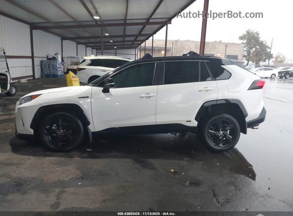 4T3E6RFV5MU063091 2021 TOYOTA RAV4 HYBRID Белый Вид задней части салона