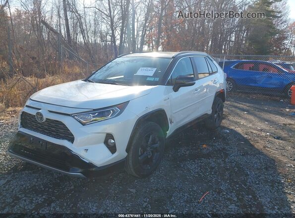 4T3E6RFV8MU061075 2021 TOYOTA RAV4 HYBRID White Передня ліва чверть