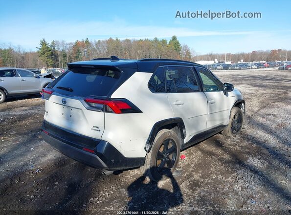 4T3E6RFV8MU061075 2021 TOYOTA RAV4 HYBRID White Задня права чверть