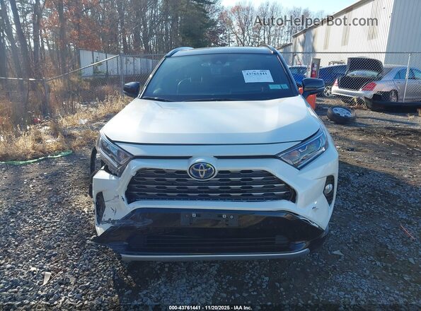 4T3E6RFV8MU061075 2021 TOYOTA RAV4 HYBRID White Вид щитка приладів