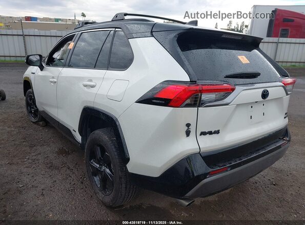 4T3E6RFV9MU027176 2021 TOYOTA RAV4 HYBRID White Задня ліва чверть