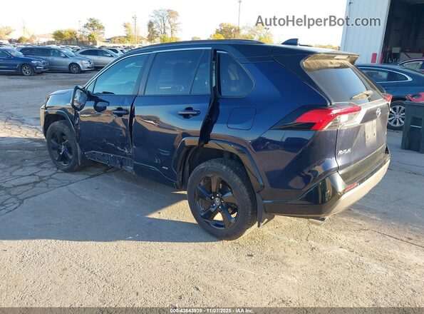 4T3E6RFV9MU027422 2021 TOYOTA RAV4 HYBRID Синий Задняя левая четверть