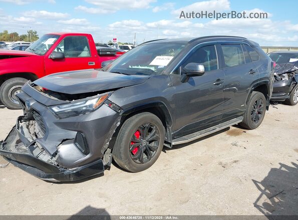 4T3T6RFV3NU072218 2022 TOYOTA RAV4 HYBRID Gray Przód lewy