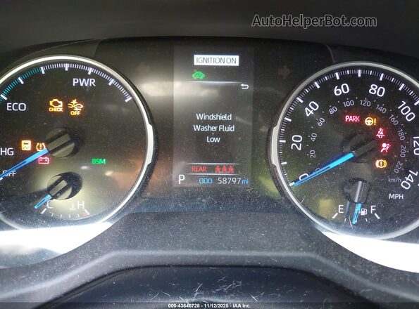 4T3T6RFV3NU072218 2022 TOYOTA RAV4 HYBRID Gray Widok tylnych siedzeń