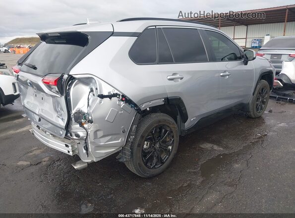 4T3T6RFV6NU079129 2022 TOYOTA RAV4 HYBRID Серебряный Задняя правая четверть