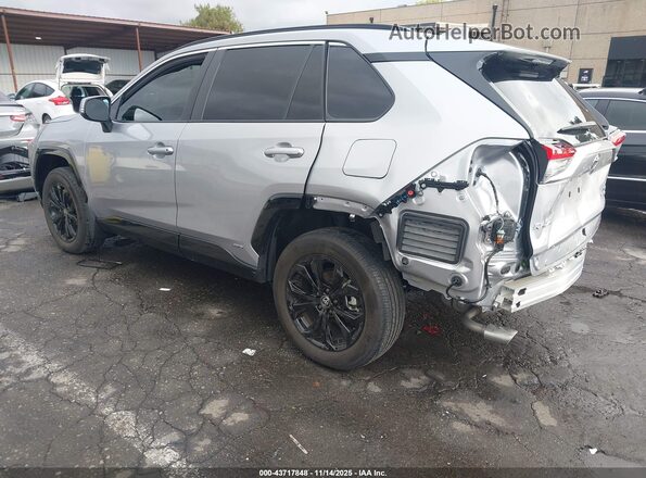 4T3T6RFV6NU079129 2022 TOYOTA RAV4 HYBRID Серебряный Задняя левая четверть