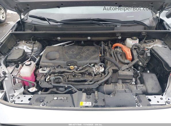 4T3T6RFV6NU079129 2022 TOYOTA RAV4 HYBRID Серебряный Вид сзади