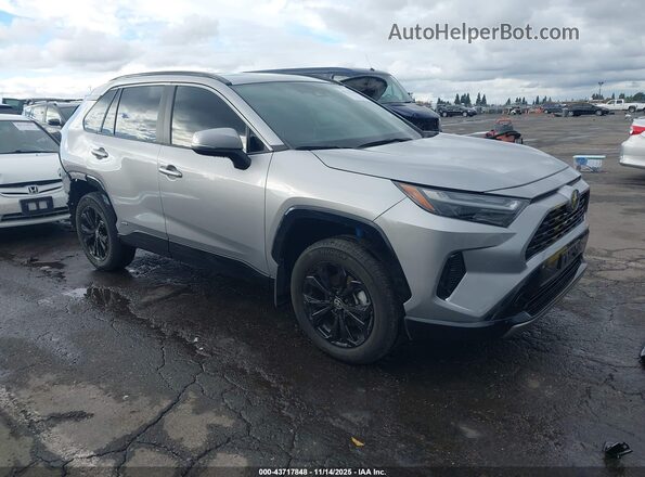 4T3T6RFV6NU079129 2022 TOYOTA RAV4 HYBRID Серебряный Передняя правая четверть