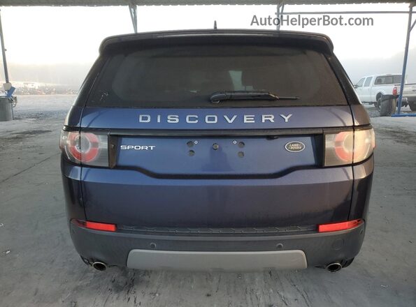 SALCP2BG5GH547302 2016 LAND ROVER DISCOVERY Синий Вид салона спереди
