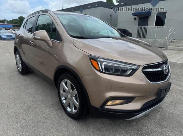 KL4CJCSM3KB734676 2019 BUICK ENCORE Желто-коричневый Вид спереди