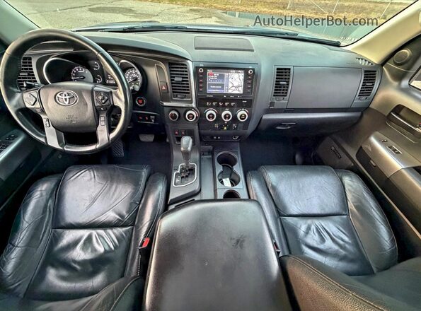 5TDEY5B10MS182254 2021 TOYOTA SEQUOIA Gray Rear seats view