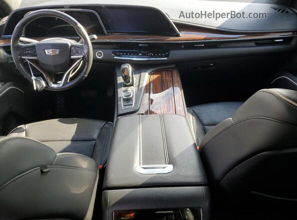 1GYS3KKL5MR386798 2021 CADILLAC ESCALADE Черный Вид щитка приборов