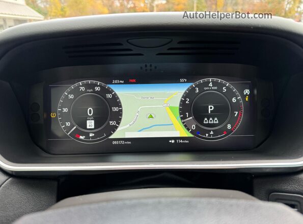 SALWR2RVXKA839444 2019 LAND ROVER RANGE ROVER Белый Вид щитка приборов