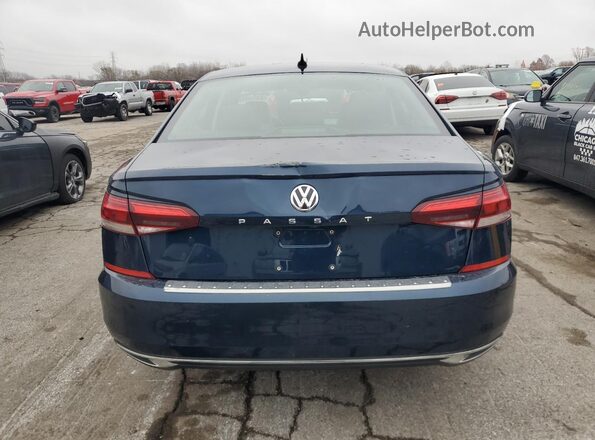 1VWSA7A35NC008458 2022 VOLKSWAGEN PASSAT Синий Вид салона спереди