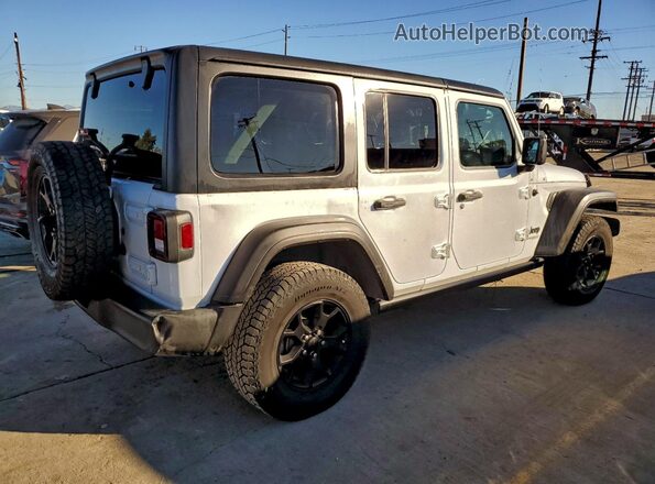 1C4HJXDN8MW558941 2021 JEEP WRANGLER White Przód prawy